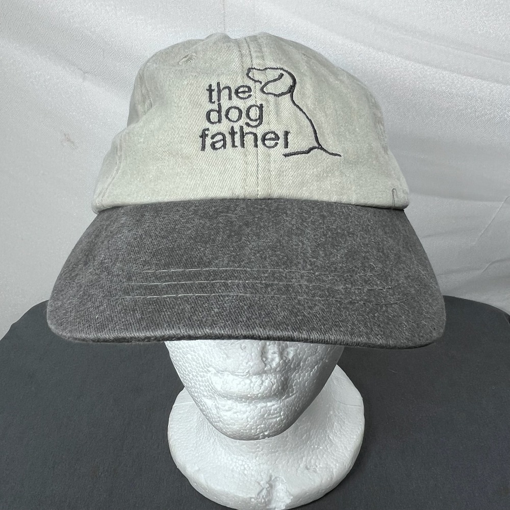 Adams Men Baseball Cap Cotton Khaki The‎ Dog Father Adjustable Dad Hat LP103